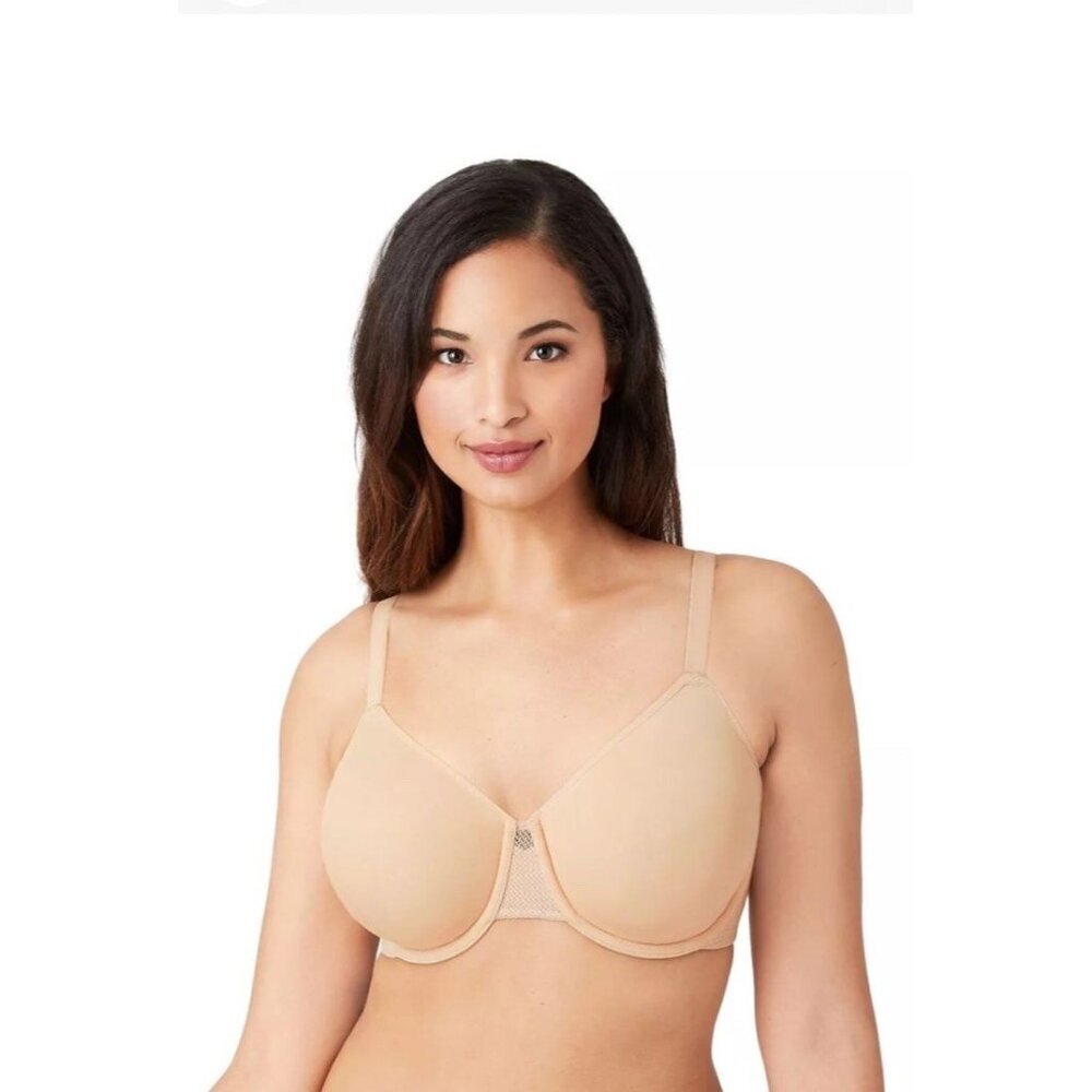 New Wacoal 855378 Keep Your Cool Seamless Underwire Bra, Nude, Size 36C